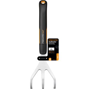 Cultivator FISKARS Xact, otel inoxidabil, argintiu Cultivator FISKARS Xact, otel inoxidabil, argintiu