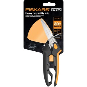 Foarfeca FISKARS PowerArc, otel inoxidabil, 26.4 cm, argintiu-negru Foarfeca FISKARS PowerArc, otel inoxidabil, 26.4 cm, argintiu-negru