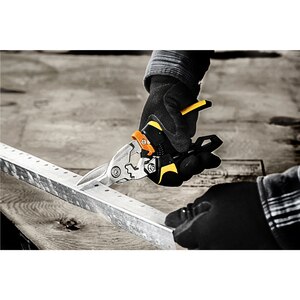 Foarfeca tabla FISKARS PowerGear, otel, 29.5 cm, argintiu-negru Foarfeca tabla FISKARS PowerGear, otel, 29.5 cm, argintiu-negru