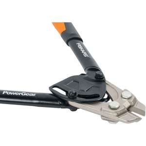Foarfeca FISKARS PowerGear, otel, 35.5 cm, argintiu-negru Foarfeca FISKARS PowerGear, otel, 35.5 cm, argintiu-negru