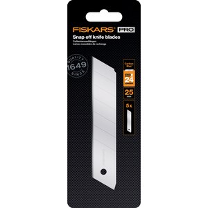 Lame segmentate FISKARS CarbonMax, 25mm, 5 buc, otel inoxidabil, argintiu Lame segmentate FISKARS CarbonMax, 25mm, 5 buc, otel inoxidabil, argintiu