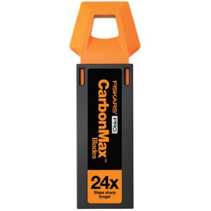 Lame cutit utilitar FISKARS CarbonMax, 20 buc, otel inoxidabil, argintiu Lame cutit utilitar FISKARS CarbonMax, 20 buc, otel inoxidabil, argintiu