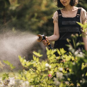 Pistol pentru stropit FISKARS Multi, control frontal Pistol pentru stropit FISKARS Multi, control frontal