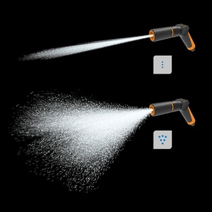 Pistol pentru stropit FISKARS 1065487, 2 jeturi, negru Pistol pentru stropit FISKARS 1065487, 2 jeturi, negru