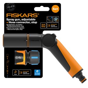 Pistol pentru stropit FISKARS 1065493, 2 jeturi, negru Pistol pentru stropit FISKARS 1065493, 2 jeturi, negru