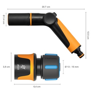 Pistol pentru stropit FISKARS 1065493, 2 jeturi, negru Pistol pentru stropit FISKARS 1065493, 2 jeturi, negru