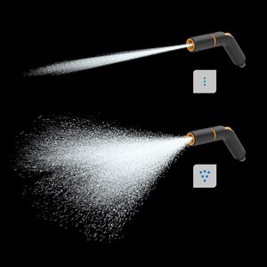 Pistol pentru stropit FISKARS 1065493, 2 jeturi, negru Pistol pentru stropit FISKARS 1065493, 2 jeturi, negru