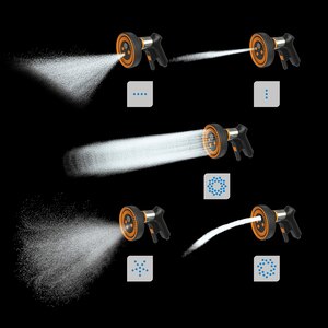 Pistol pentru stropit FISKARS 1067195, 5 jeturi, negru Pistol pentru stropit FISKARS 1067195, 5 jeturi, negru