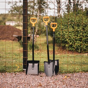 Lopata beton FISKARS Solid+ , metal, negru Lopata beton FISKARS Solid+ , metal, negru