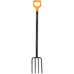 Furca FISKARS Solid, metal, negru Furca FISKARS Solid, metal, negru