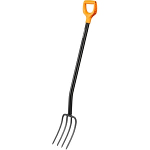Furca FISKARS Solid, metal, negru Furca FISKARS Solid, metal, negru