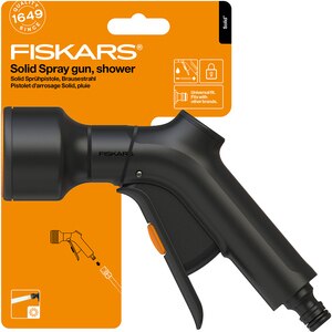 Pistol pentru stropit FISKARS Solid, jet ploaie Pistol pentru stropit FISKARS Solid, jet ploaie