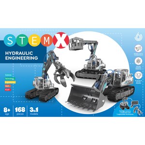 Joc de constructie STEMX Buldozer Hidraulic 3in1 1100037286, 8 ani+, 168 piese Joc de constructie STEMX Buldozer Hidraulic 3in1 1100037286, 8 ani+, 168 piese