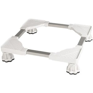 Cadru sustinere pentru masina de spalat rufe XAVAX 110232, metal, alb Cadru sustinere pentru masina de spalat rufe XAVAX 110232, metal, alb