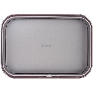 Tava TEFAL Delibake J1640574, 36x24cm, aluminiu, rosu Tava TEFAL Delibake J1640574, 36x24cm, aluminiu, rosu