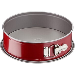 Forma tort TEFAL Delibake J1641474, 27cm, aluminiu, rosu Forma tort TEFAL Delibake J1641474, 27cm, aluminiu, rosu