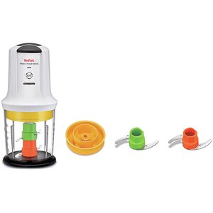 Mini tocator TEFAL Multi Moulinette 6 in 1 MQ7231, 0.5l, 500W, 1 treapta viteza, alb-negru Mini tocator TEFAL Multi Moulinette 6 in 1 MQ7231, 0.5l, 500W, 1 treapta viteza, alb-negru