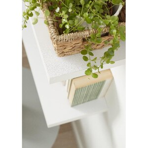 Polita GOODHOME Cusko, melamina, 30 x 23.5 x 3.8 cm, alb Polita GOODHOME Cusko, melamina, 30 x 23.5 x 3.8 cm, alb