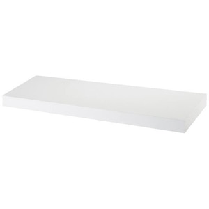 Polita GOODHOME Cusko, melamina, 60 x 23.5 x 3.8 cm, alb Polita GOODHOME Cusko, melamina, 60 x 23.5 x 3.8 cm, alb