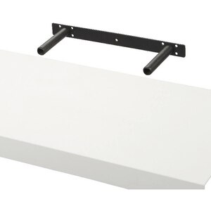 Polita GOODHOME Cusko, melamina, 60 x 23.5 x 3.8 cm, alb Polita GOODHOME Cusko, melamina, 60 x 23.5 x 3.8 cm, alb
