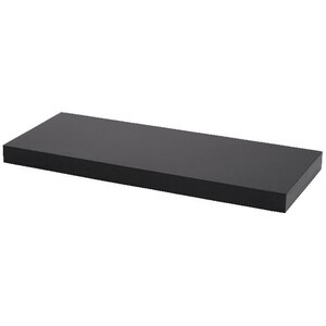 Polita GOODHOME Cusko, melamina, 23.5 x 60 x 3.8 cm, negru Polita GOODHOME Cusko, melamina, 23.5 x 60 x 3.8 cm, negru