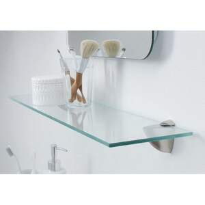 Polita GOODHOME Deco Eono, sticla, 60 x 15 x 0.5 cm, transparent Polita GOODHOME Deco Eono, sticla, 60 x 15 x 0.5 cm, transparent