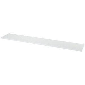 Polita GOODHOME Rigga, melamina, 118 x 19 x 1.8 cm, alb Polita GOODHOME Rigga, melamina, 118 x 19 x 1.8 cm, alb