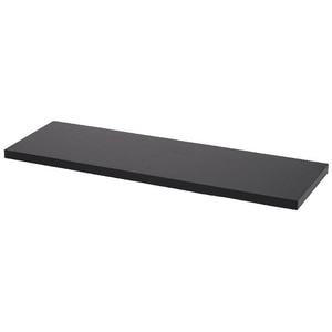 Polita GOODHOME Rigga, melamina, 60 x 19 x 1.8 cm, negru Polita GOODHOME Rigga, melamina, 60 x 19 x 1.8 cm, negru