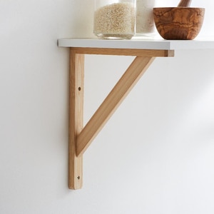 Suport raft GOODHOME Timber, lemn, 30 x 3 x 25 cm, maro Suport raft GOODHOME Timber, lemn, 30 x 3 x 25 cm, maro