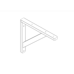 Suport raft GOODHOME Timber, lemn, 30 x 3 x 25 cm, alb Suport raft GOODHOME Timber, lemn, 30 x 3 x 25 cm, alb