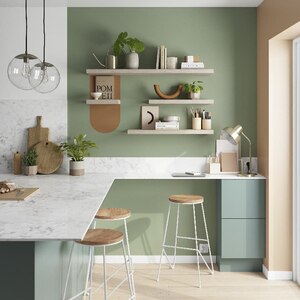 Polita GOODHOME Cusko, melamina, 30 x 23.5 x 3.8 cm, stejar Polita GOODHOME Cusko, melamina, 30 x 23.5 x 3.8 cm, stejar