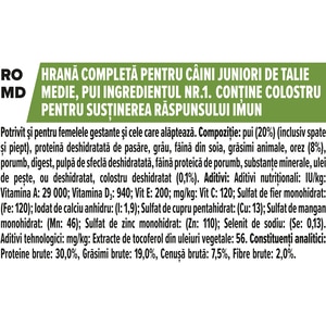 Hrana uscata pentru caini PURINA PRO PLAN Healthy Start, Junior, Pui, 12 kg Hrana uscata pentru caini PURINA PRO PLAN Healthy Start, Junior, Pui, 12 kg