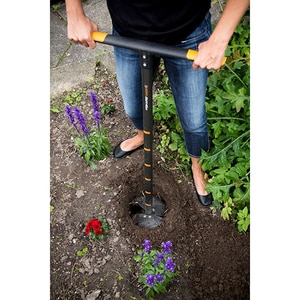 Burghiu de pamant Fiskars QuikDrill M 134720, 110cm, otel Burghiu de pamant Fiskars QuikDrill M 134720, 110cm, otel