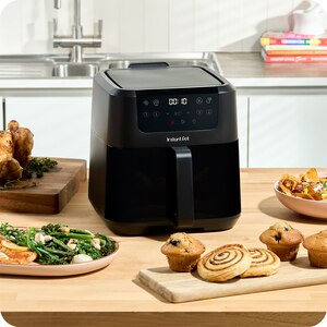 Friteuza cu aer cald INSTANT POT Vortex Compact 140308301EU, 0.75kg, 5l, 1500W, negru Friteuza cu aer cald INSTANT POT Vortex Compact 140308301EU, 0.75kg, 5l, 1500W, negru