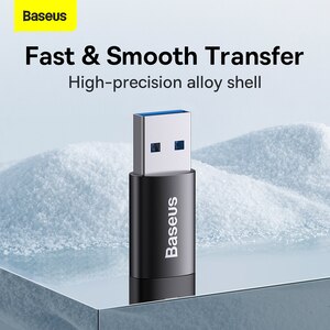 Adaptor USB-C - USB-A 3.1 Gen 1 BASEUS Mini OTG , negru Adaptor USB-C - USB-A 3.1 Gen 1 BASEUS Mini OTG , negru