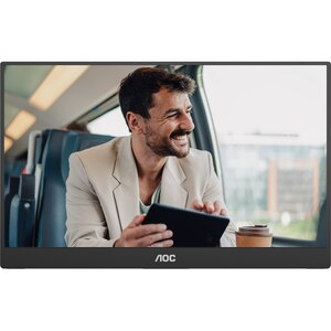 Monitor portabil WLED IPS AOC 16T20E2, 15.6" Full HD, 60Hz, boxe, negru Monitor portabil WLED IPS AOC 16T20E2, 15.6" Full HD, 60Hz, boxe, negru