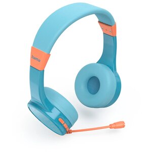 Casti pentru copii HAMA Teens Guard II, Bluetooth, On-ear, Microfon, albastru Casti pentru copii HAMA Teens Guard II, Bluetooth, On-ear, Microfon, albastru