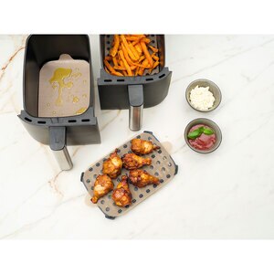 Set 4 folii friteuza cu aer cald NOSTIK 1FFF490, bej Set 4 folii friteuza cu aer cald NOSTIK 1FFF490, bej