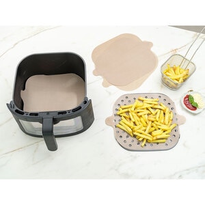 Set 2 folii friteuza cu aer cald NOSTIK 1FFF747, bej Set 2 folii friteuza cu aer cald NOSTIK 1FFF747, bej