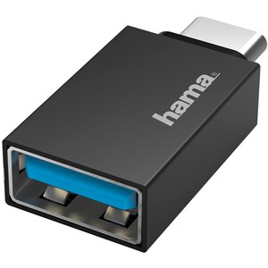 Adaptor USB OTG USB-C - USB A 3.2 Gen 1 HAMA 200311, negru Adaptor USB OTG USB-C - USB A 3.2 Gen 1 HAMA 200311, negru