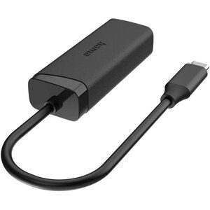 Adaptor USB C - RJ45 HAMA, 2.5 Gigabit, negru Adaptor USB C - RJ45 HAMA, 2.5 Gigabit, negru