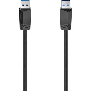 Cablu USB A - USB A HAMA 200624, 1.5m, negru Cablu USB A - USB A HAMA 200624, 1.5m, negru