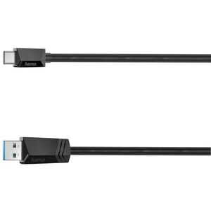 Cablu USB C - USB 3.2 Gen 2 HAMA 200657, 1m, negru Cablu USB C - USB 3.2 Gen 2 HAMA 200657, 1m, negru