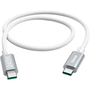 Cablu date HAMA 201721, USB-C - USB-C, 1.5m, alb Cablu date HAMA 201721, USB-C - USB-C, 1.5m, alb