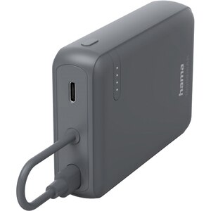 Baterie externa HAMA Travel 201739, 10000mAh, 2x USB-C, gri Baterie externa HAMA Travel 201739, 10000mAh, 2x USB-C, gri
