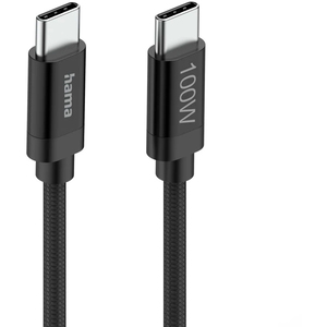 Cablu date HAMA 201740, USB-C - USB-C, 1.5m, negru Cablu date HAMA 201740, USB-C - USB-C, 1.5m, negru