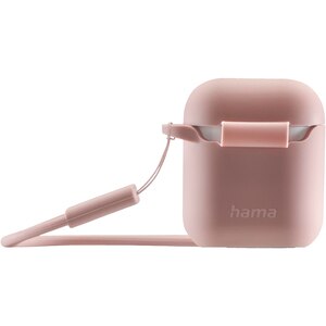 Husa pentru Apple AirPods 1st/2nd Gen HAMA Fantastic Feel, roz Husa pentru Apple AirPods 1st/2nd Gen HAMA Fantastic Feel, roz