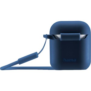 Husa pentru Apple AirPods 1st/2nd Gen HAMA Fantastic Feel, albastru Husa pentru Apple AirPods 1st/2nd Gen HAMA Fantastic Feel, albastru