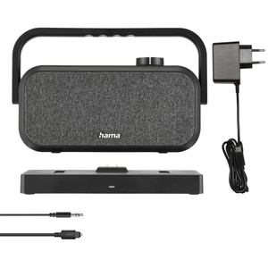 Boxa portabila HAMA 221849, Bluetooth, 10W, negru-gri Boxa portabila HAMA 221849, Bluetooth, 10W, negru-gri