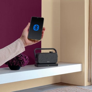 Boxa portabila HAMA 221849, Bluetooth, 10W, negru-gri Boxa portabila HAMA 221849, Bluetooth, 10W, negru-gri